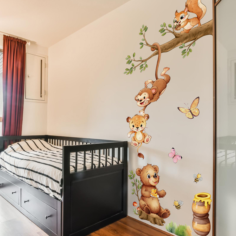 Kids Education Room - Naklejki ścienne winylowe dla dzieci z