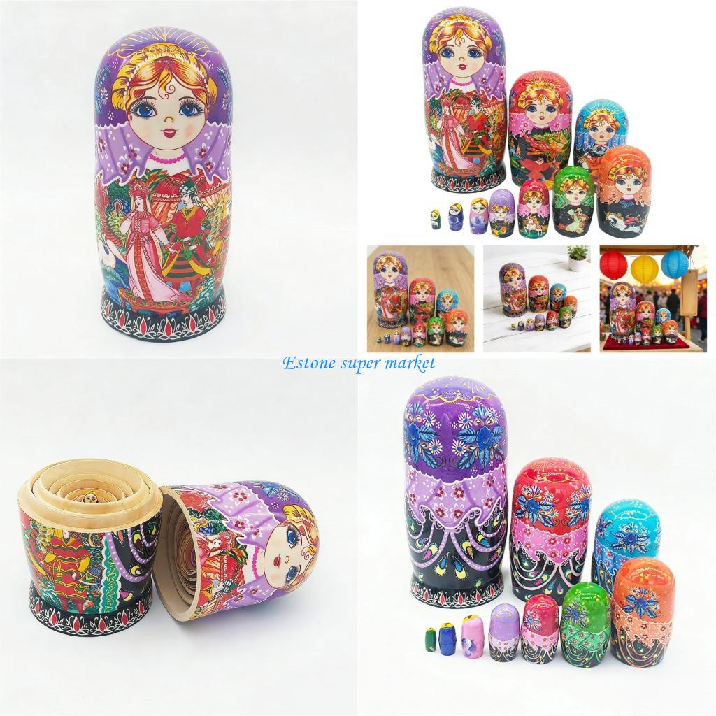 Kids Education Room - 090B Tradycyjne lalki Matryoshka Drewniana edukacyjna