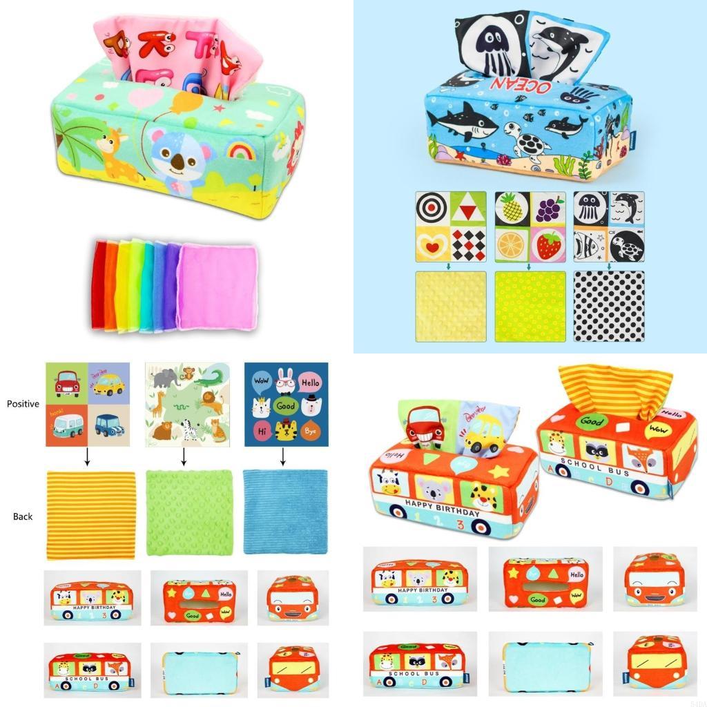 Kids Educational Box - 54DA sensoryczne pudełko na chusteczki maluch