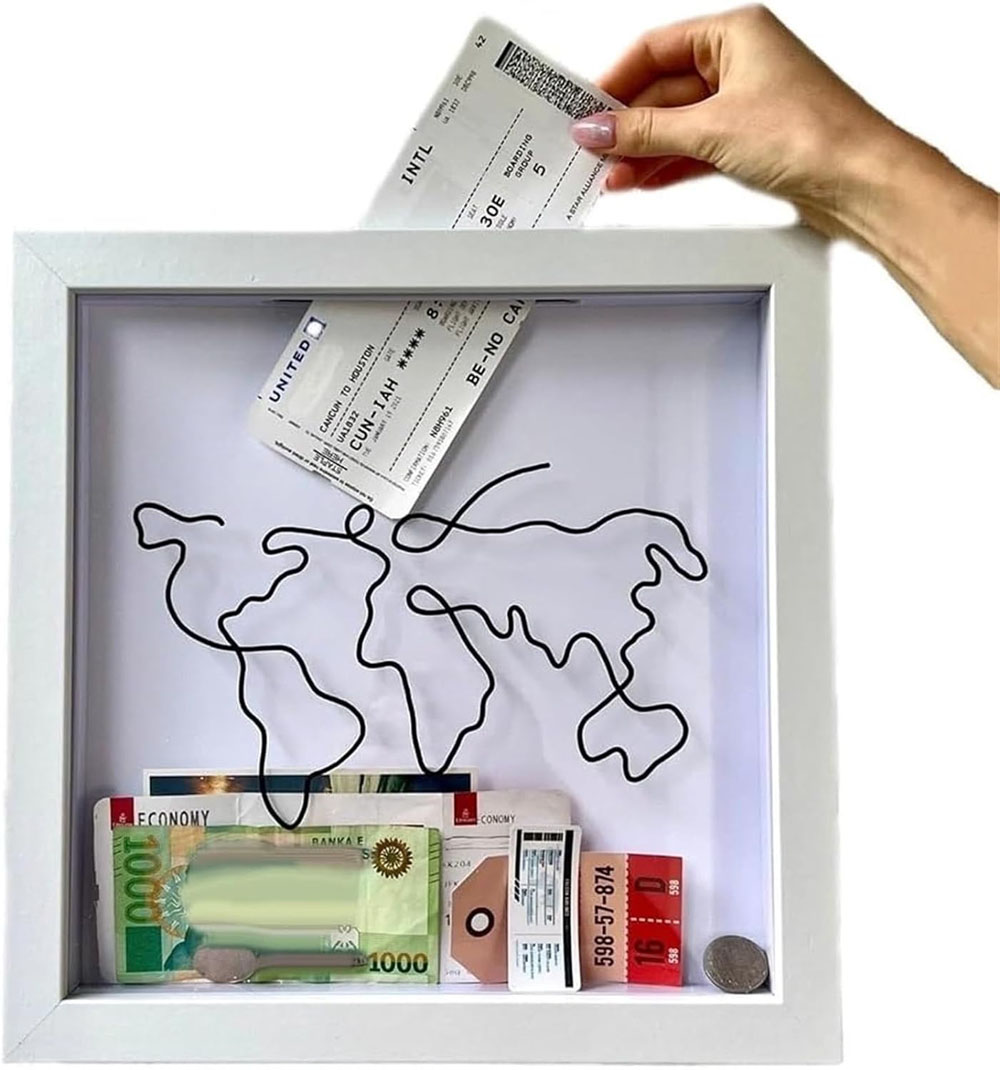 Kids Education Money - Archiwum przygodowe pudełko na bilet Travle/monety/skarbonka
