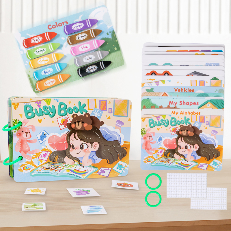 Kids First Education - Montessori Children Busy Book Moja Pierwsza