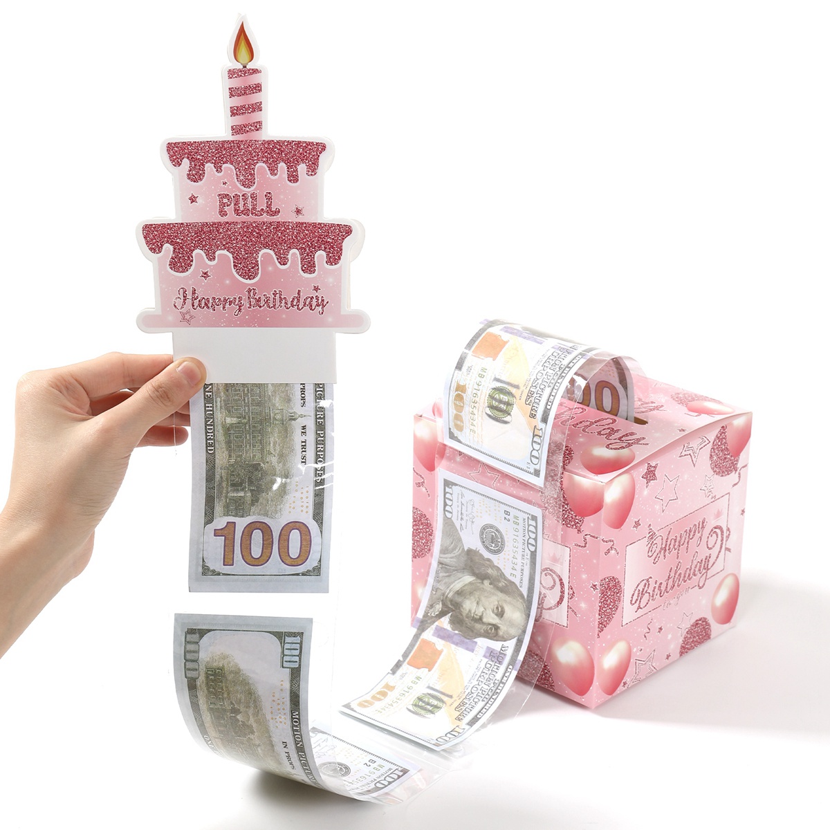 Kids Education Money - Urodzinowa skarbonka na gotówkę Niespodzianka Pudełka