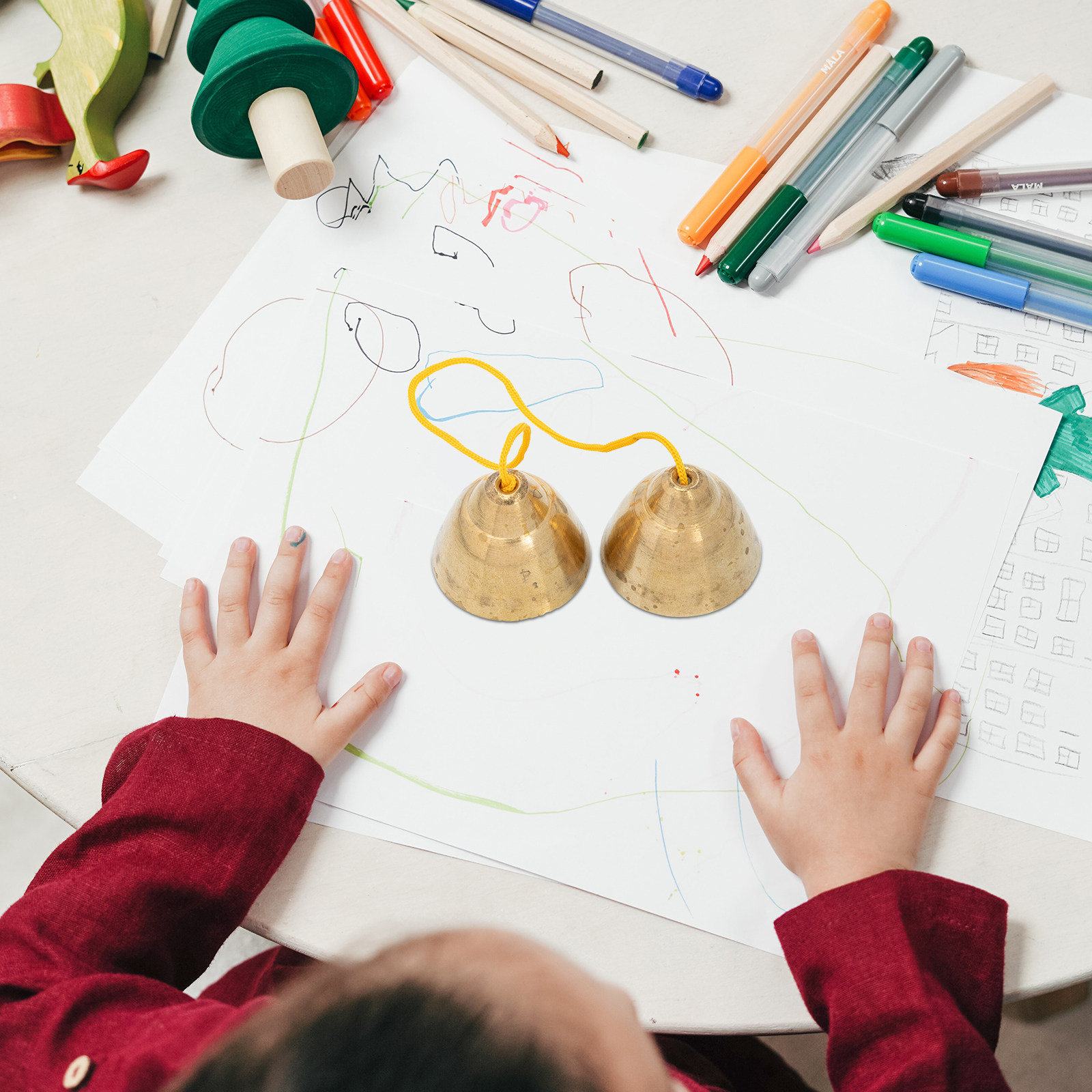 1 para wysokiej jakości miedzi – Kids Education Bell recenzja i cena