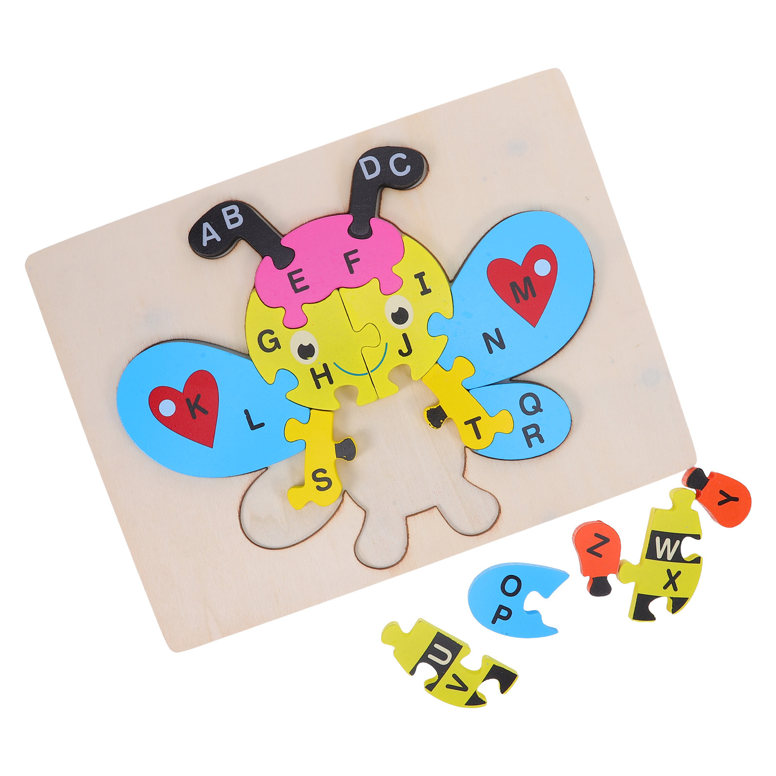 1 zestaw drewnianych puzzli z  – Abc Kids Early Education recenzja i cena