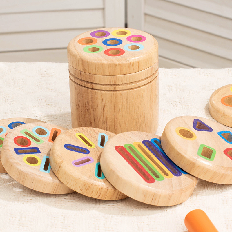 Drewniany pojemnik do sortowan – Kids Educational Box recenzja i cena