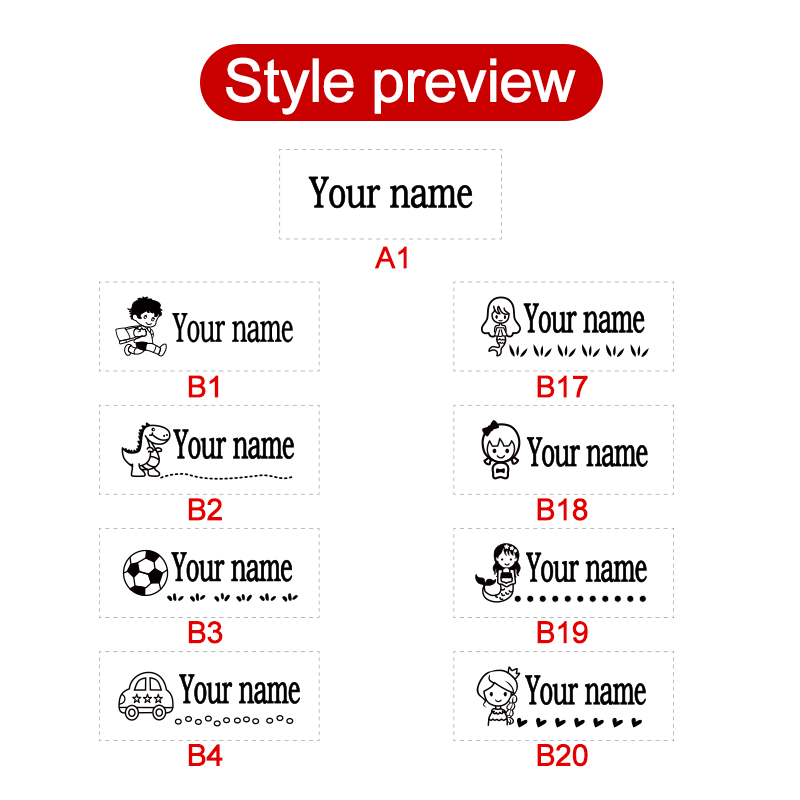 Personalizowany stempel dla dz – Kids Education Name recenzja i cena