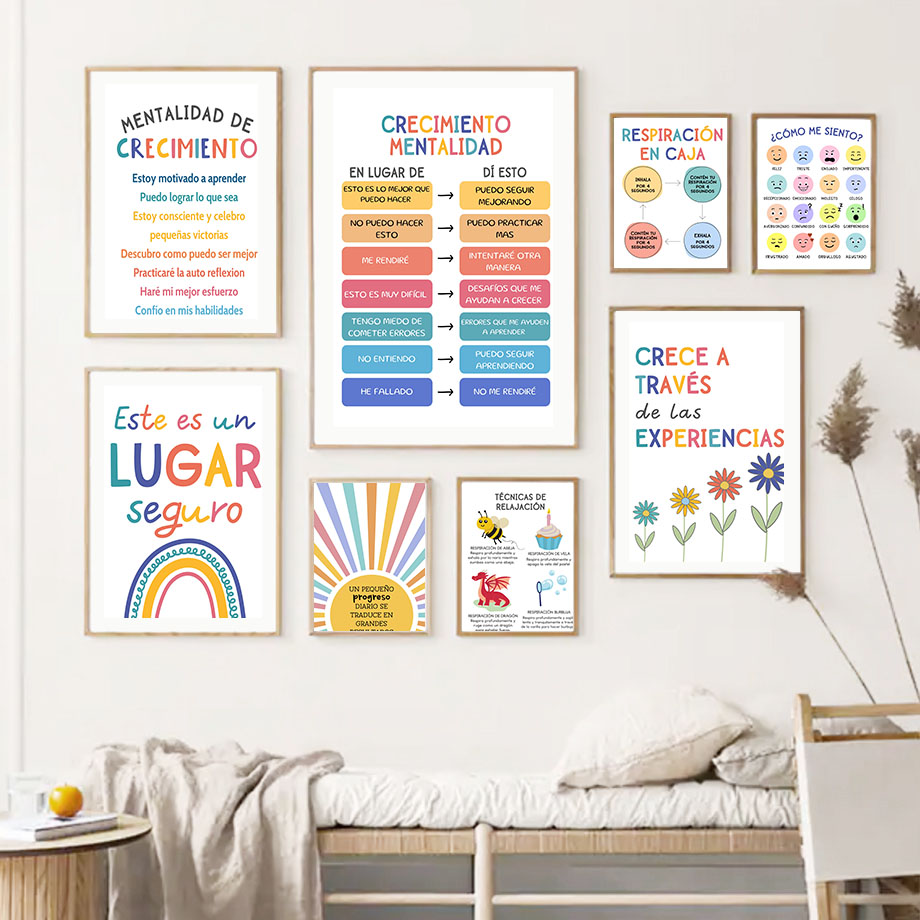 Motyw edukacyjny hiszpański Tę – Kids Education Room recenzja i cena