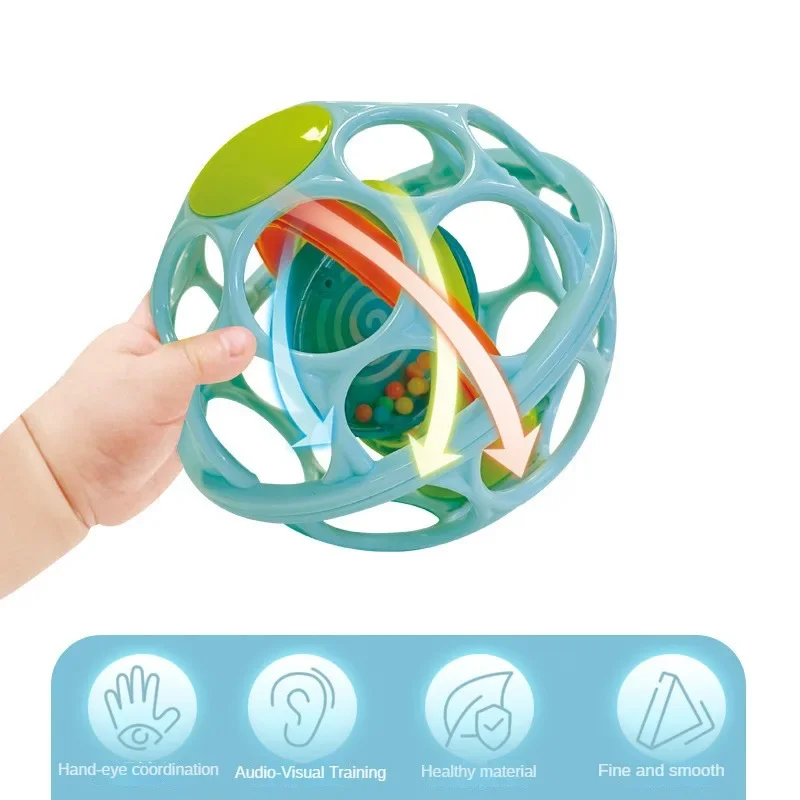 Grzechotka dla niemowląt, mięk – Kids Education Bell recenzja i cena