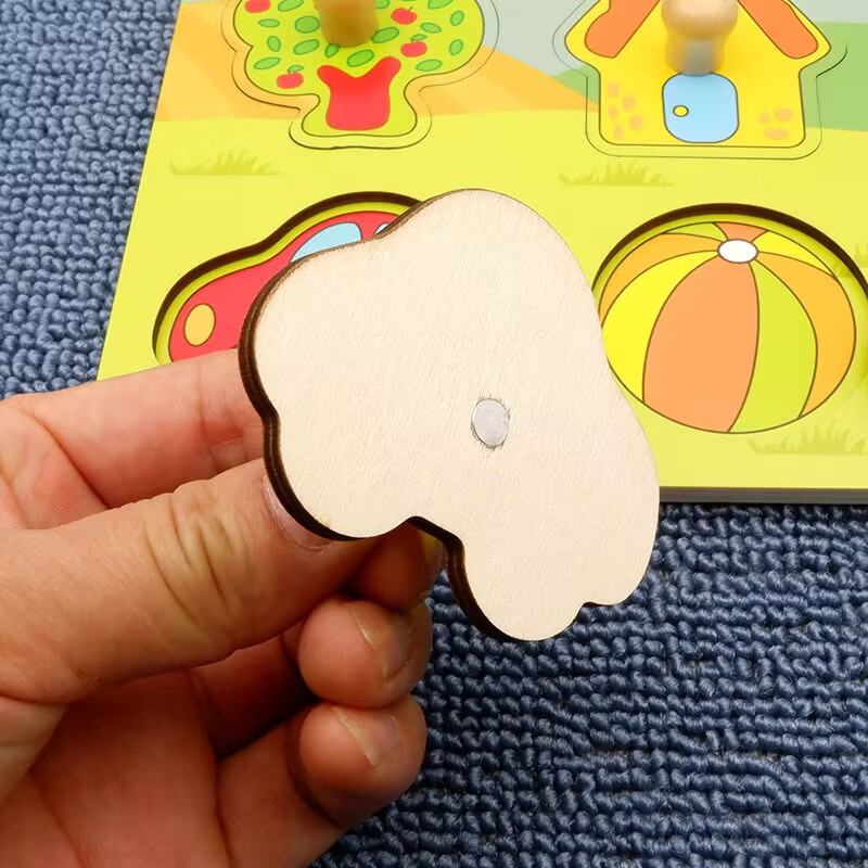 Drewniane puzzle dla dzieci Mo – Kids Educational Game 2 recenzja i cena