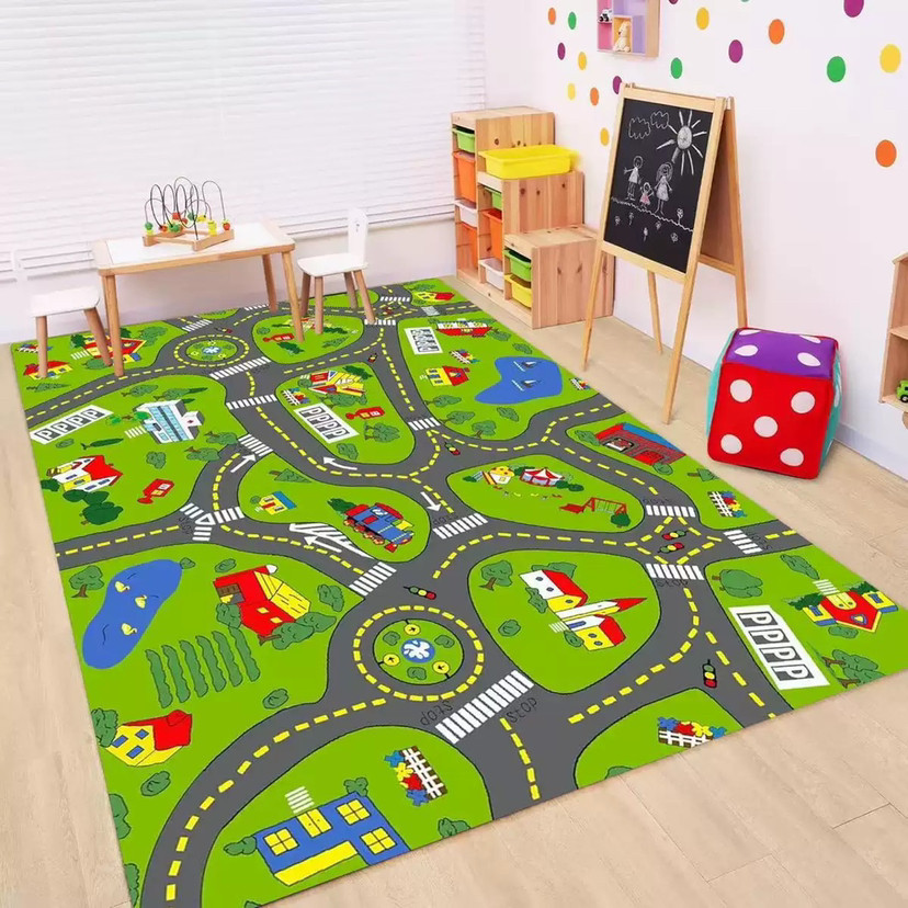 Dywan dla dzieci z motywem ruc – Kids Education Room recenzja i cena