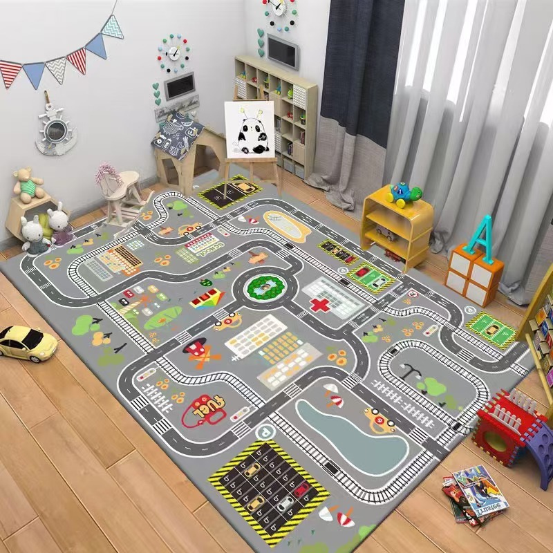 Dywan dla dzieci z motywem ruc – Kids Education Room recenzja i cena