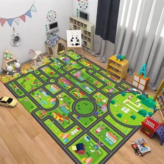 Dywan dla dzieci z motywem ruc – Kids Education Room recenzja i cena