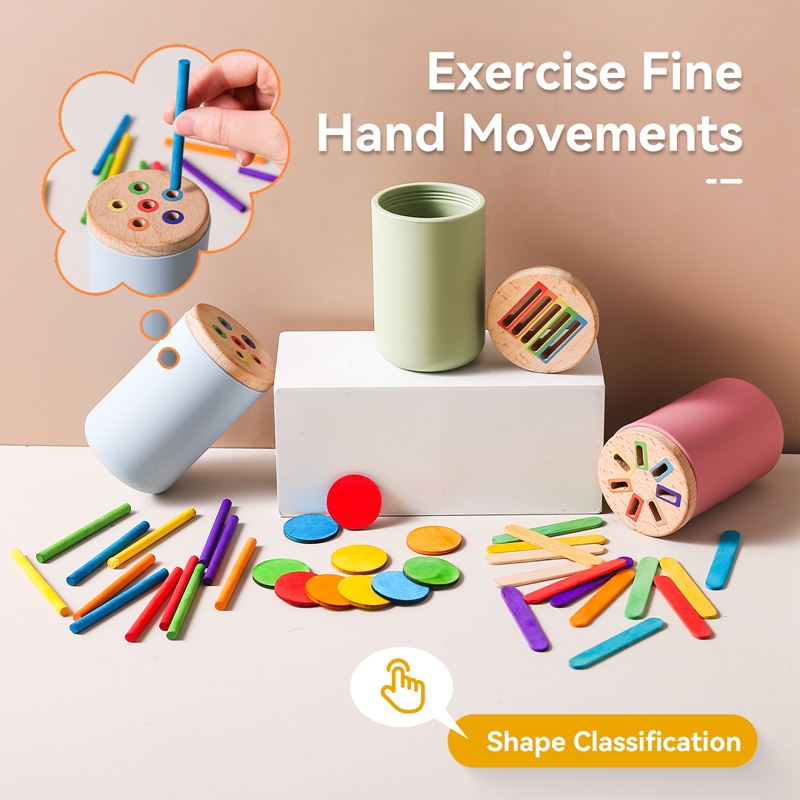 Drewniane zabawki Montessori S – Kids Educational Box recenzja i cena