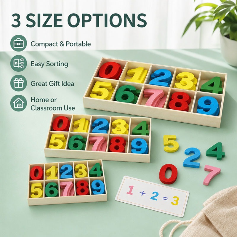 Drewniany Zestaw Cyfr do Rękod – Kids Education Name recenzja i cena