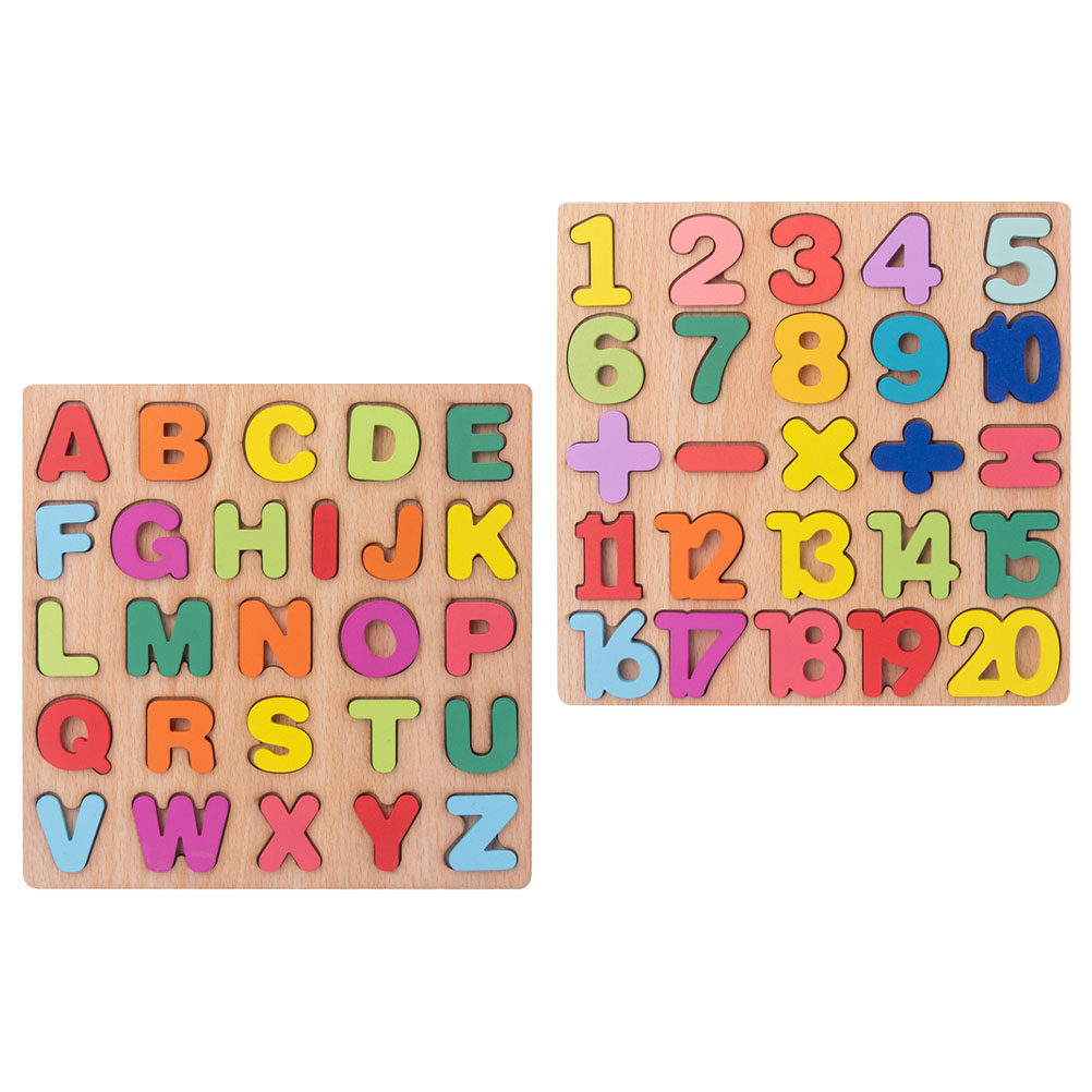 2 zestawy kolorowych drewniany – Abc Kids Early Education recenzja i cena
