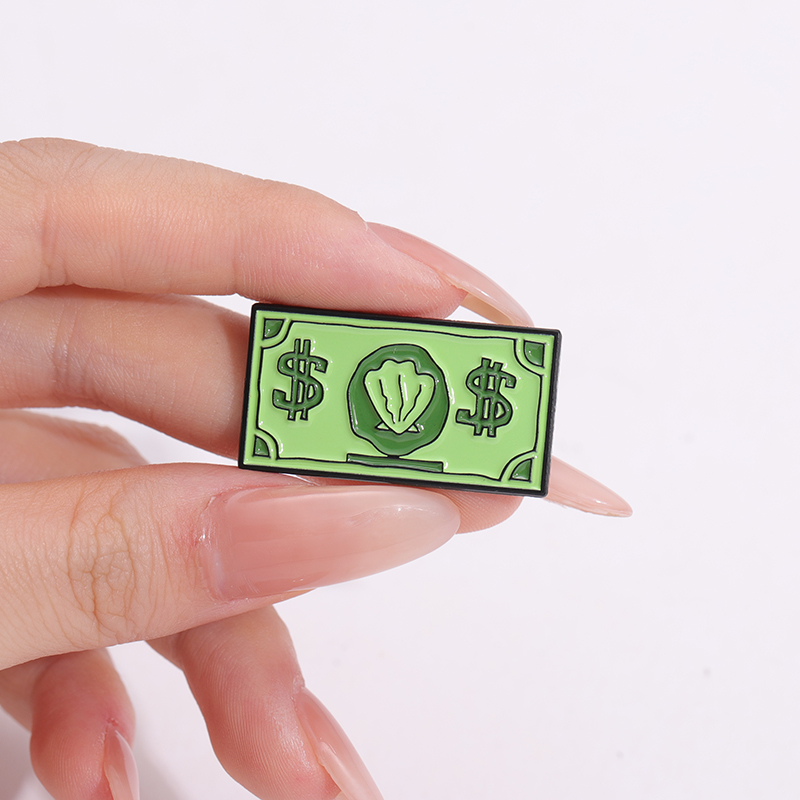 Zielony Symbol USD Emalia Szpi – Kids Education Money recenzja i cena