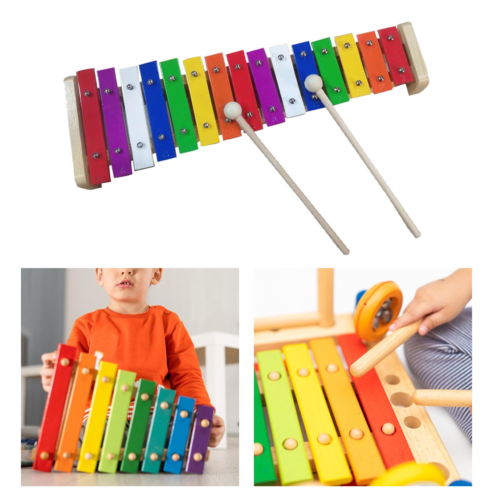 Ksylofon 15-tonowy z dzwonkami – Kids Education Bell recenzja i cena