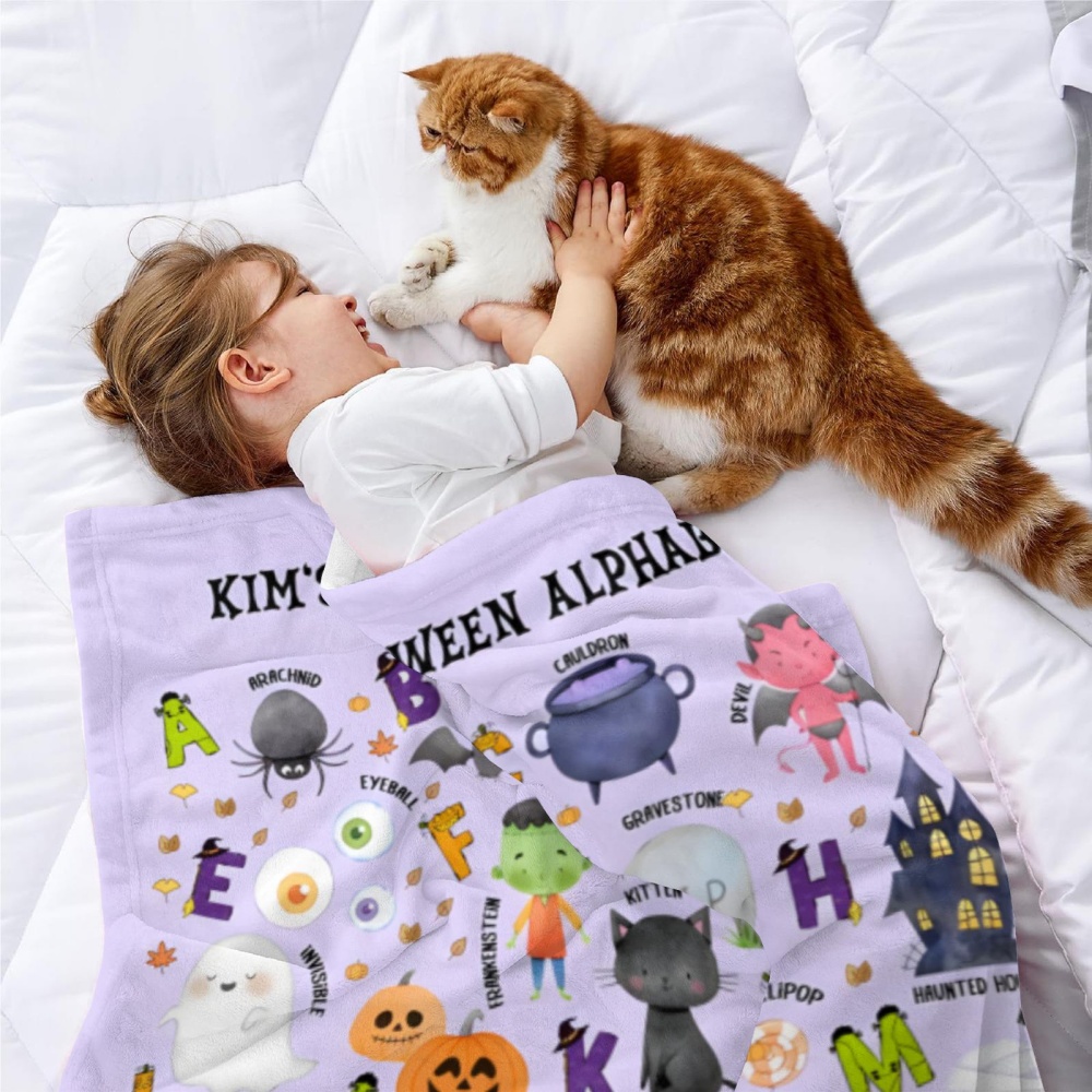 Koc z imieniem na Halloween, a – Kids Education Name recenzja i cena